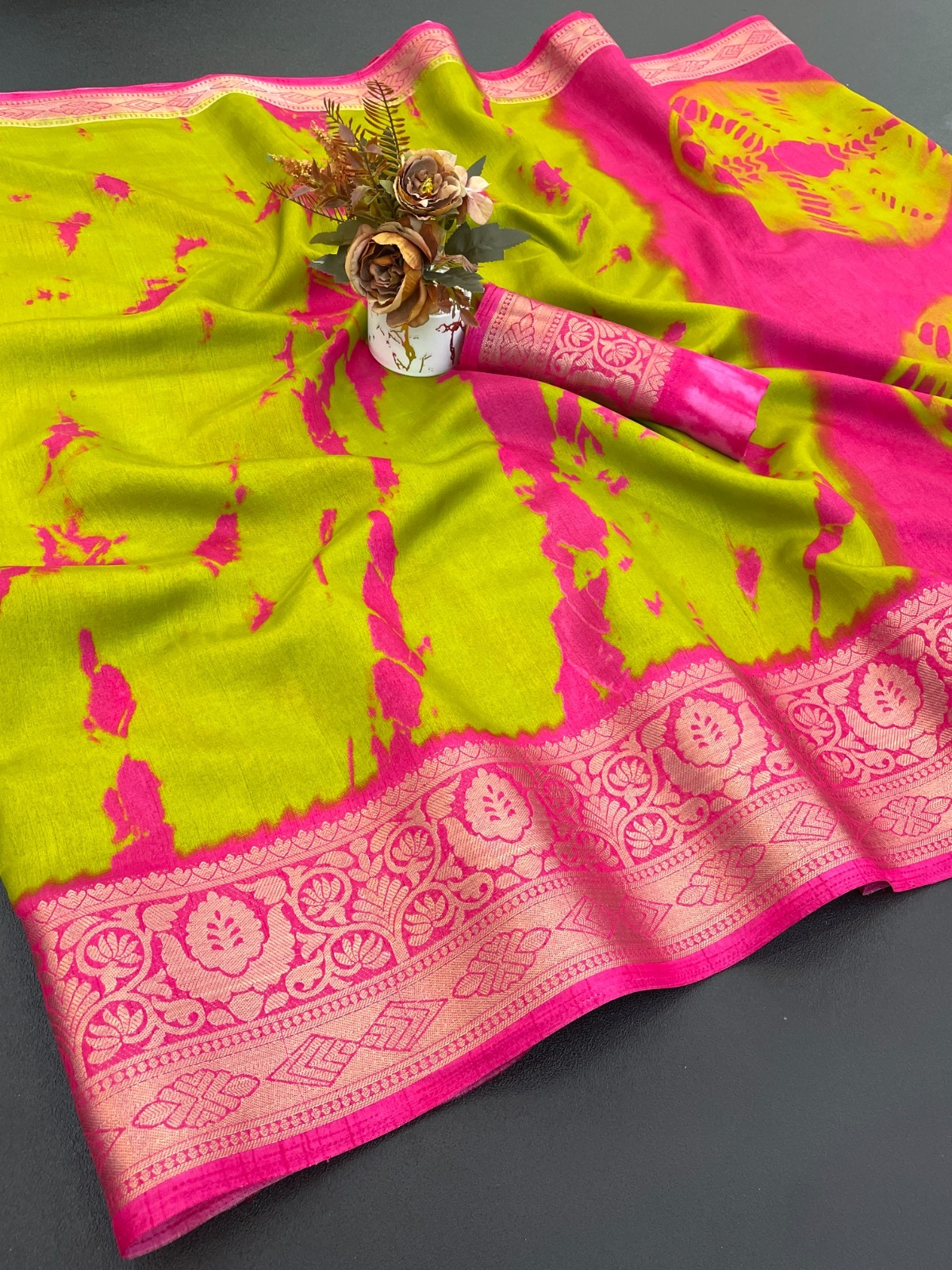 Designer Freehand Saree 17
